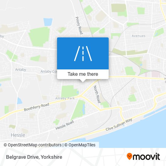 Belgrave Drive map