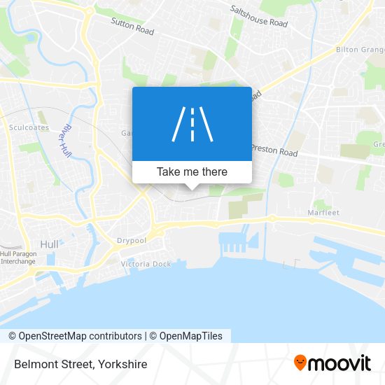 Belmont Street map