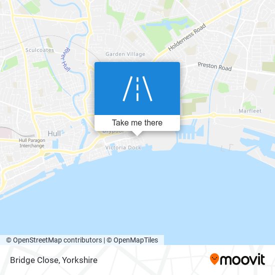 Bridge Close map