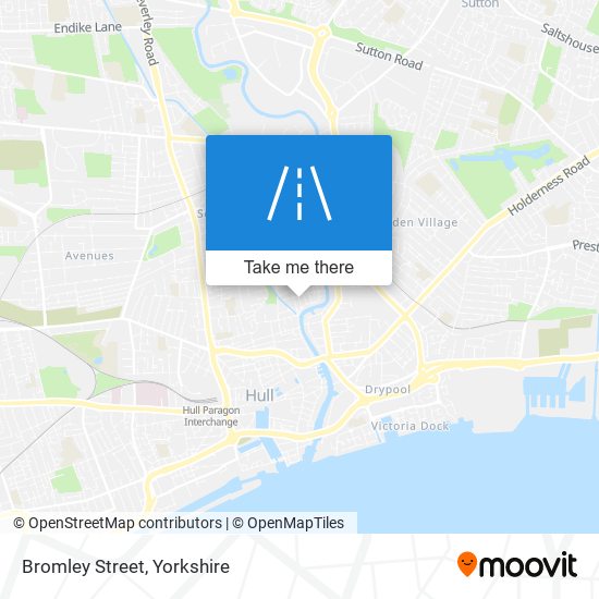 Bromley Street map