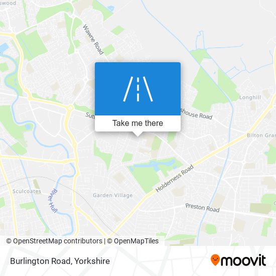 Burlington Road map