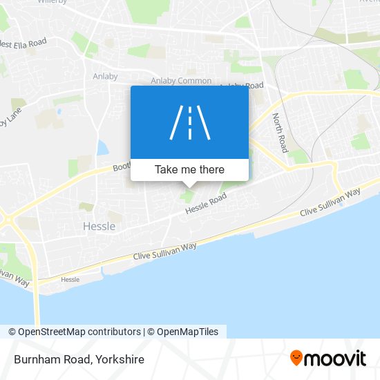 Burnham Road map
