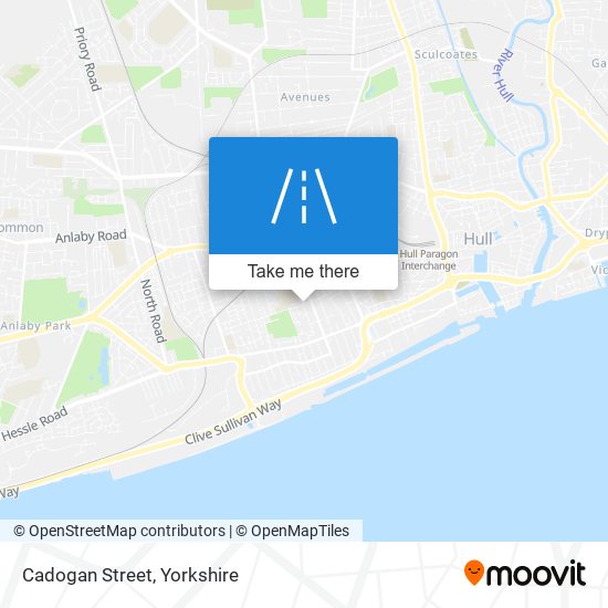 Cadogan Street map