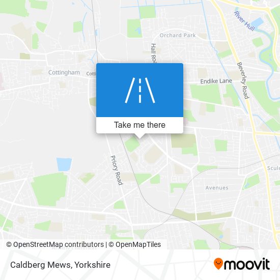 Caldberg Mews map