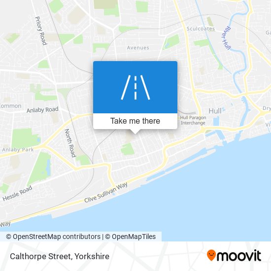 Calthorpe Street map