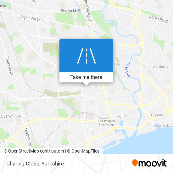 Charing Close map