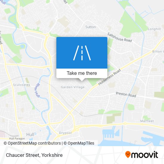 Chaucer Street map