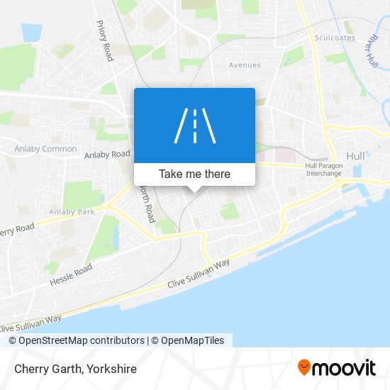 Cherry Garth map