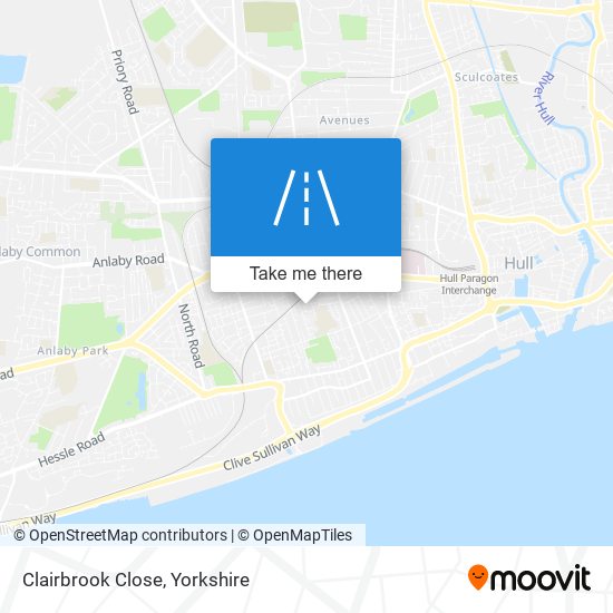 Clairbrook Close map
