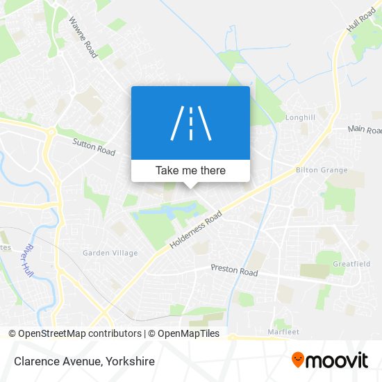 Clarence Avenue map