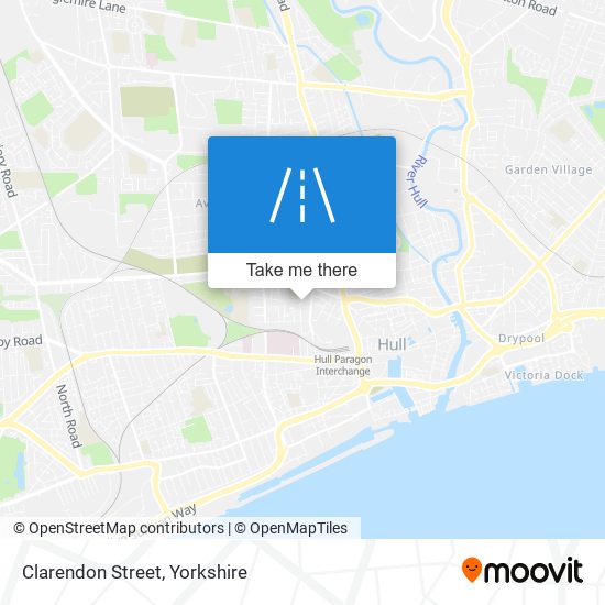 Clarendon Street map