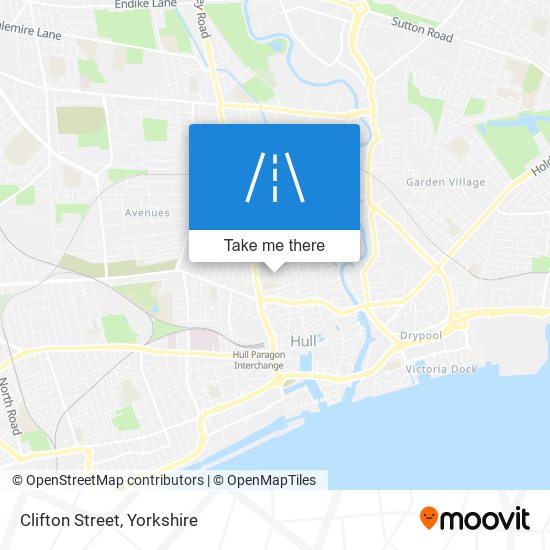 Clifton Street map