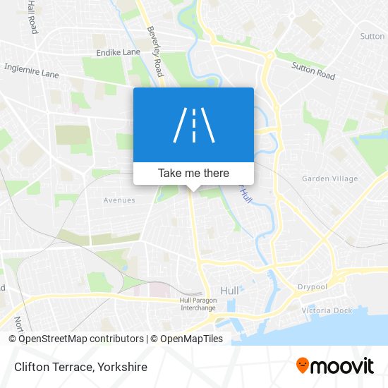 Clifton Terrace map