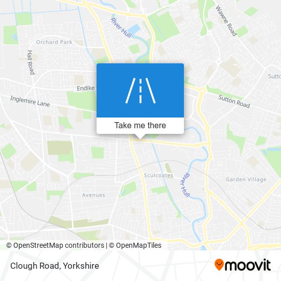 Clough Road map
