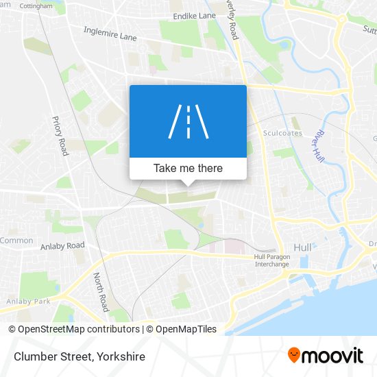 Clumber Street map