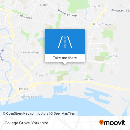 College Grove map