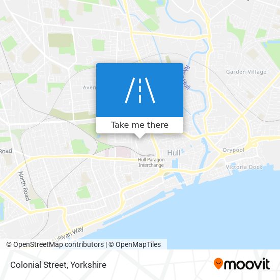 Colonial Street map