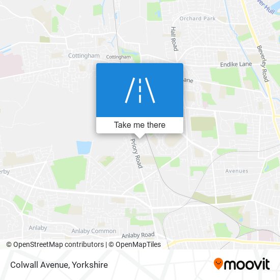 Colwall Avenue map
