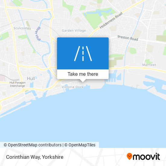 Corinthian Way map