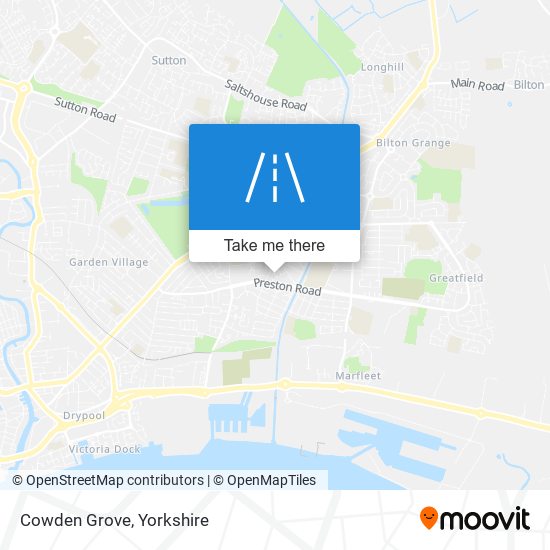 Cowden Grove map