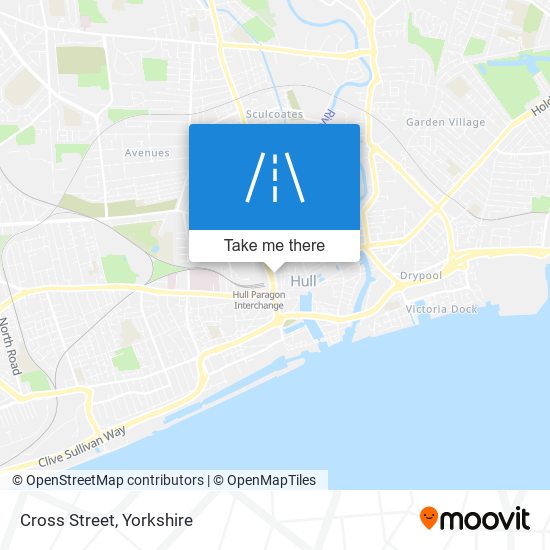 Cross Street map