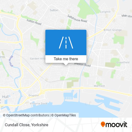 Cundall Close map