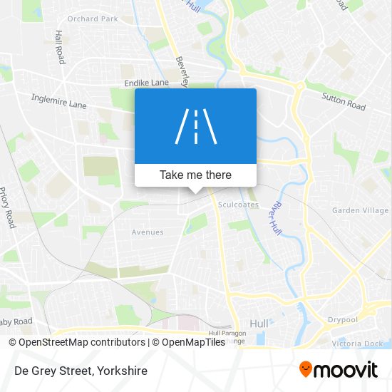 De Grey Street map