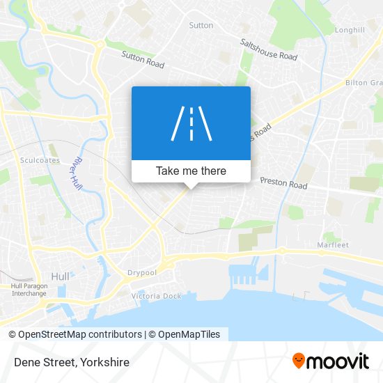 Dene Street map