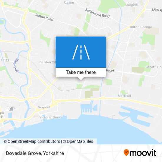 Dovedale Grove map