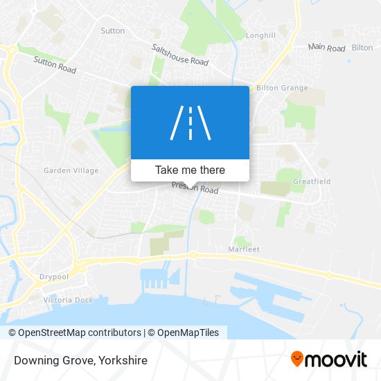 Downing Grove map