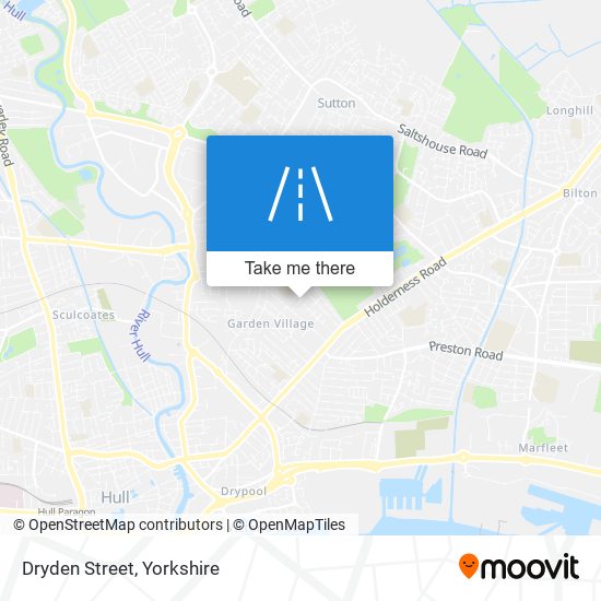 Dryden Street map