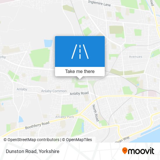 Dunston Road map