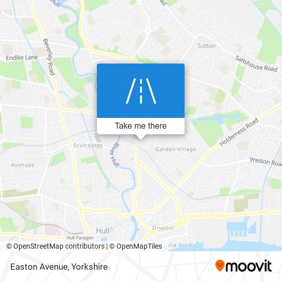 Easton Avenue map