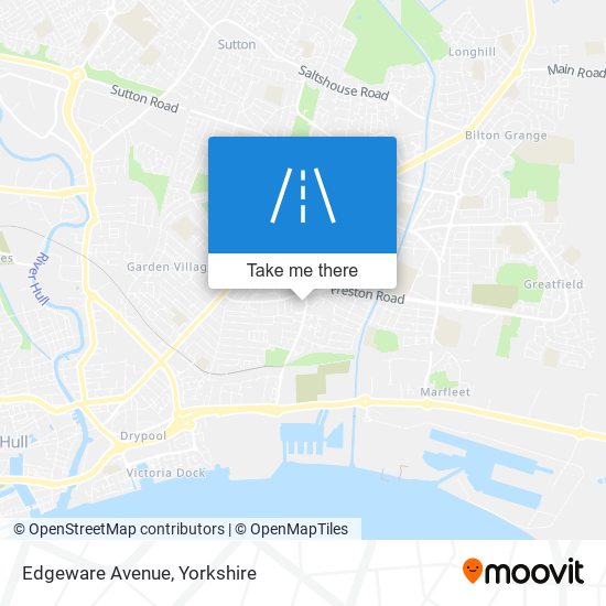 Edgeware Avenue map