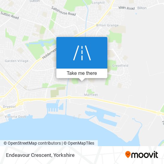 Endeavour Crescent map