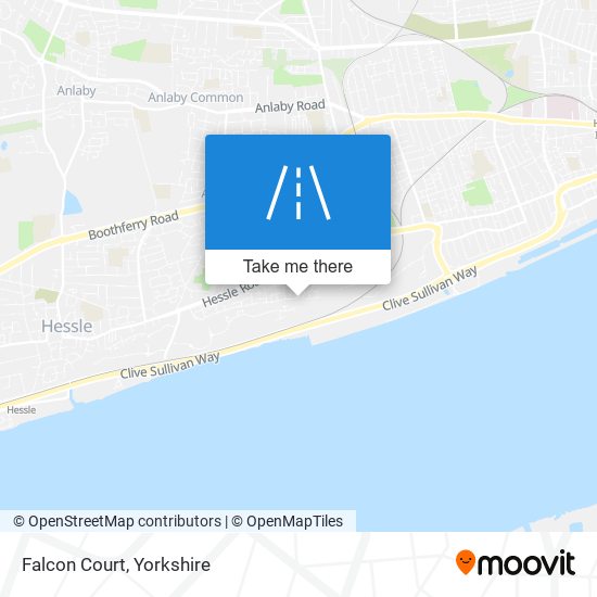 Falcon Court map