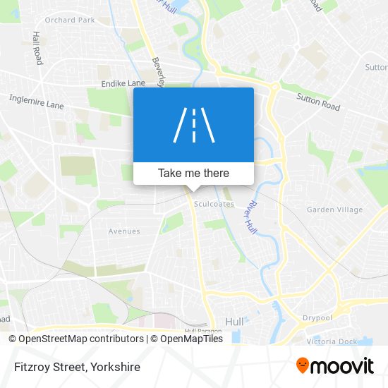 Fitzroy Street map