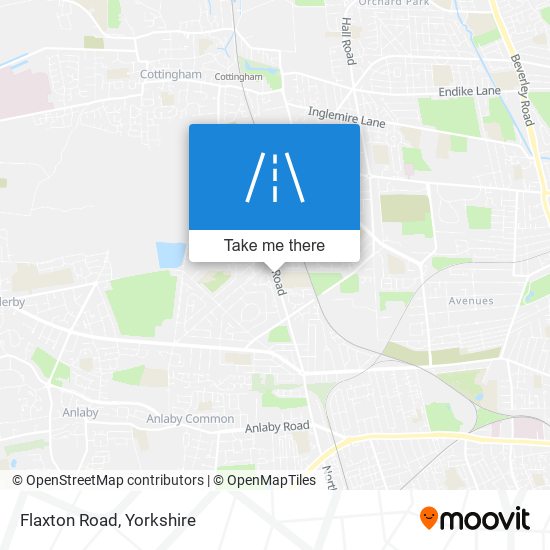 Flaxton Road map