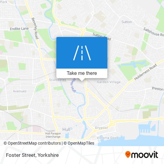 Foster Street map