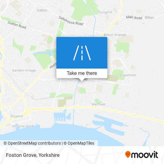 Foston Grove map