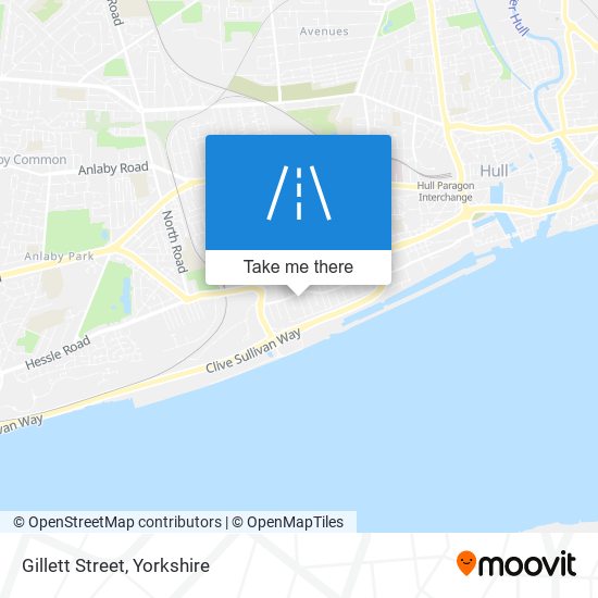 Gillett Street map