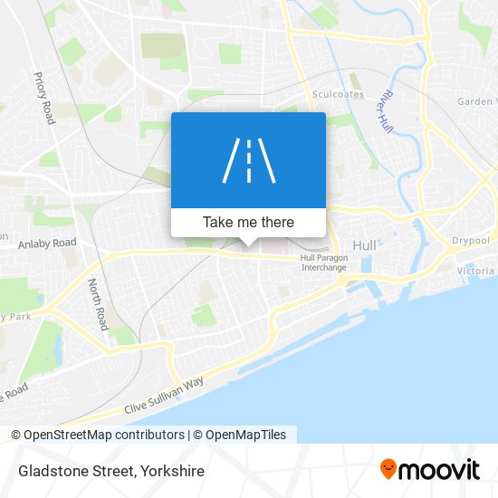 Gladstone Street map