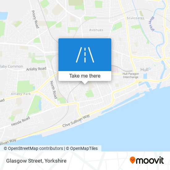 Glasgow Street map