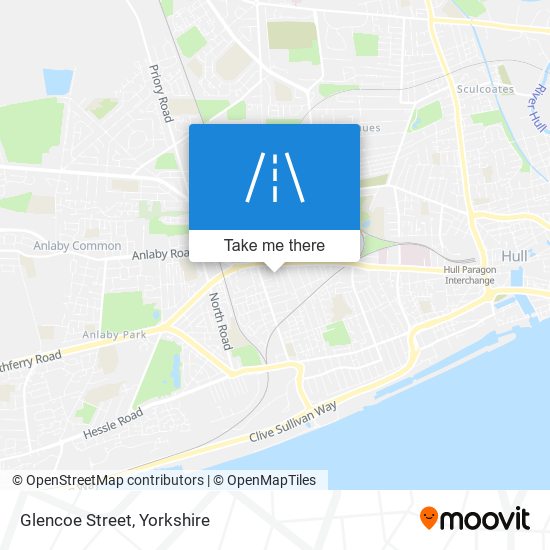 Glencoe Street map