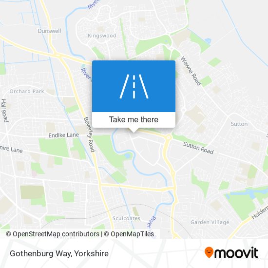 Gothenburg Way map
