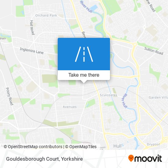 Gouldesborough Court map