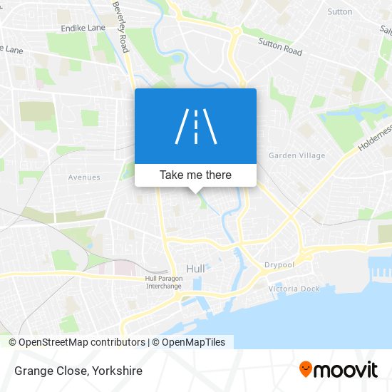 Grange Close map