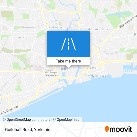 Guildhall Road map