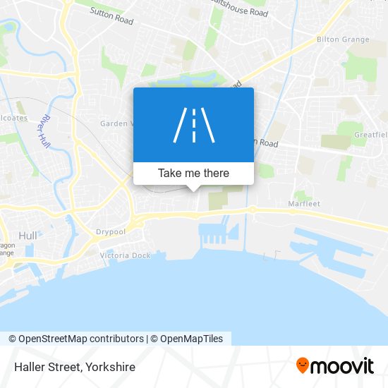 Haller Street map