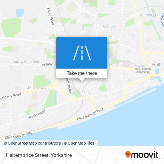 Haltemprice Street map